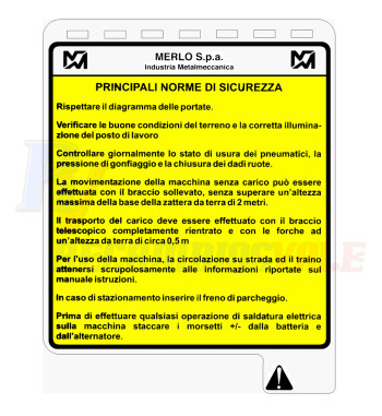 FOLLETTO CON NORMAS SEGURIDAD