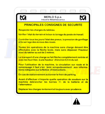 FOLLETTO CON NORMAS SEGURIDAD