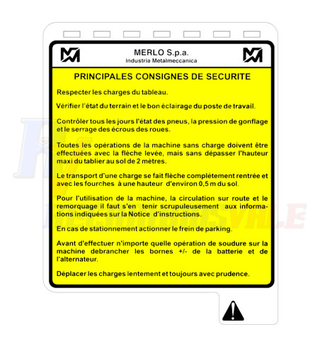 FOLLETTO CON NORMAS SEGURIDAD