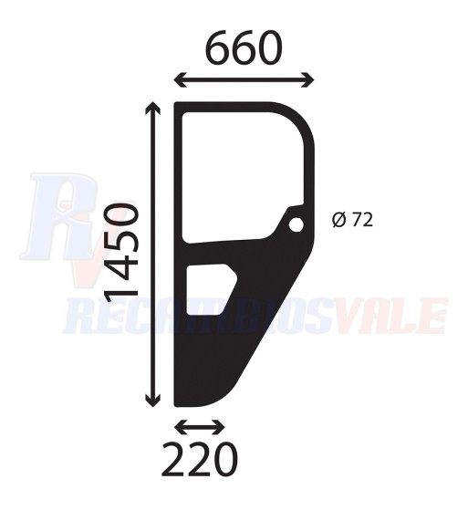 CRISTAL LATERAL TRASERO