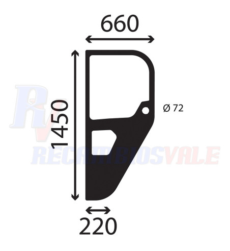 CRISTAL LATERAL TRASERO