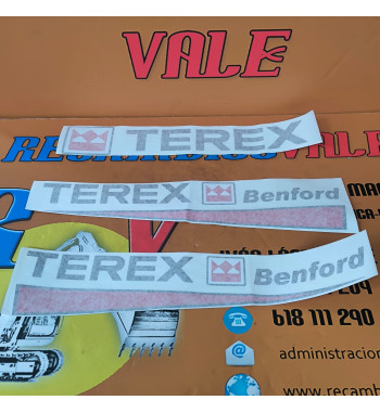KIT PEGATINAS TEREX BENFORD PT9000