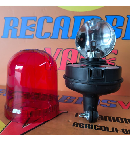 Rotativo Rojo – Girofaro de Señalización 12V/24V