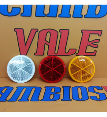 REFLECTANTE AUTOADHESIVO 80MM TRES COLORES