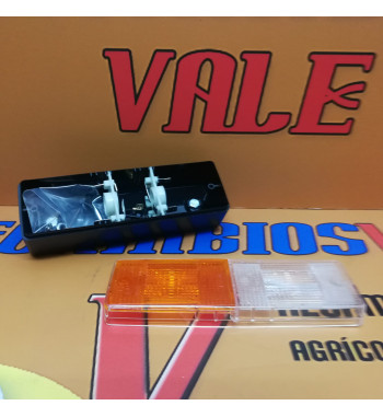 Piloto delantero rectangular universal RIN82800 iluminación maquinaria