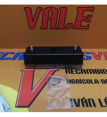 Piloto delantero rectangular universal RIN82800 iluminación maquinaria