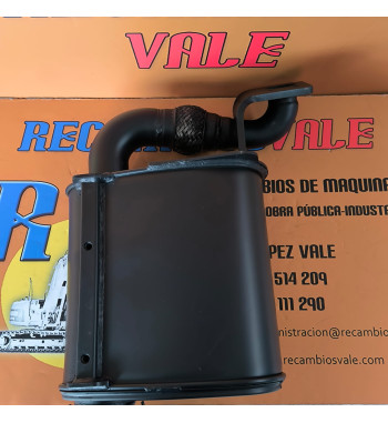 Silencioso escape JCB 128H7629 recambio sistema escape