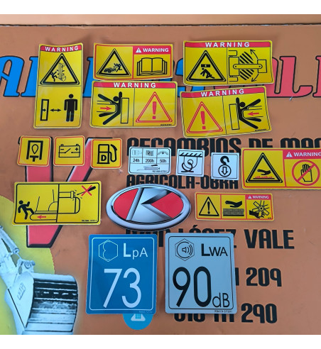 PEGATINAS KUBOTA K008