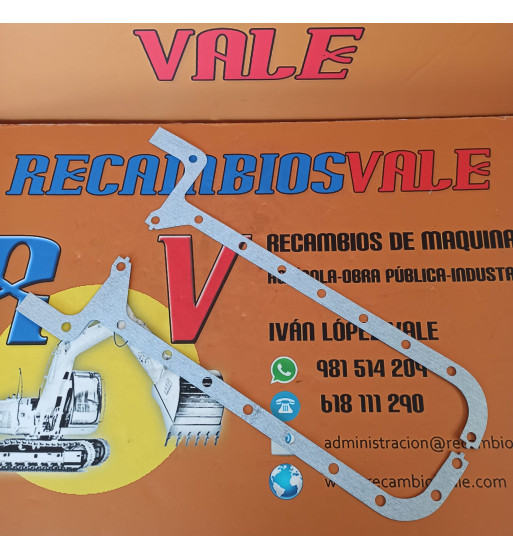 Junta cárter aceite CASE CNH 1940006 tractor motor