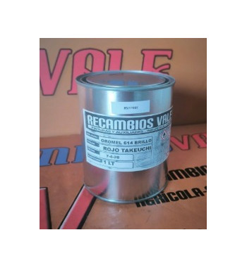 Pintura poliuretano rojo Takeuchi