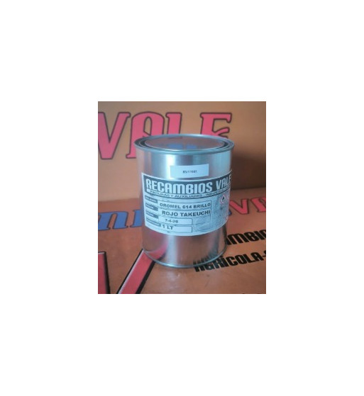 Pintura poliuretano rojo Takeuchi