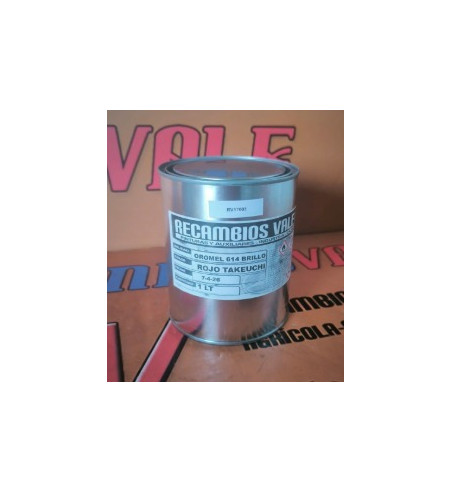 Pintura poliuretano rojo Takeuchi