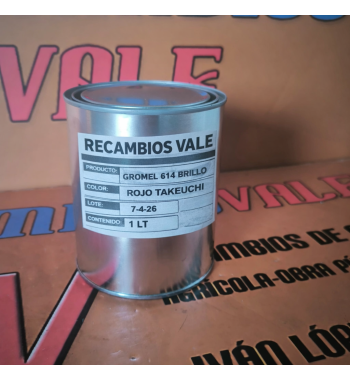 Pintura poliuretano rojo Takeuchi