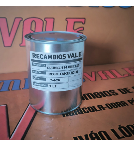 Pintura poliuretano rojo Takeuchi