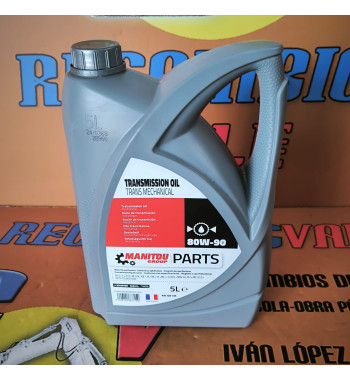 Aceite caja reenvío y reductores 5L Manitou 720184