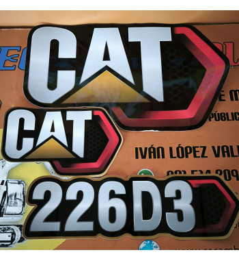 Kit pegatinas Caterpillar 226D