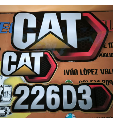 Kit pegatinas Caterpillar 226D