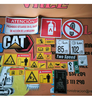 Kit pegatinas Caterpillar 226D