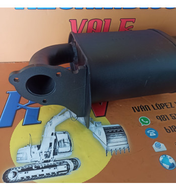 SILENCIOSO DE ESCAPE PARA JCB, JCB33152383, JCB 33152383, SILENCIOSO JCB, ESCAPE JCB, SILENCIOSO 33152383, ESCAPE 33152383,
