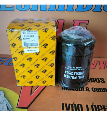 FILTRO ACEITE ORIGINAL JCB - Ref. 32925916