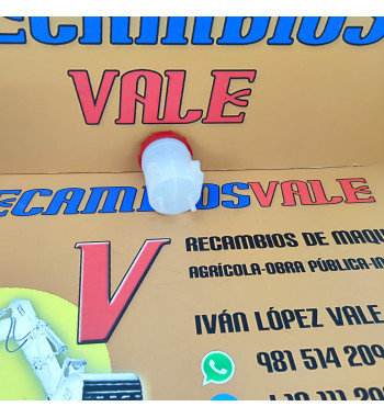 DEPOSITO LIQUIDO FRENOS JCB C/TAPON - Ref. 12600200