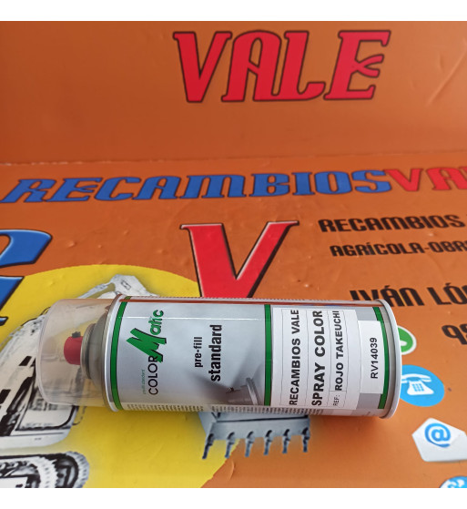 BOTE SPRAY 400ML ROJO TAKEUCHI