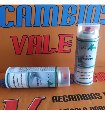 BOTE SPRAY 400ML NARANJA AUSA
