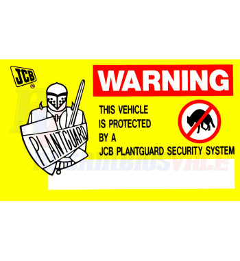 DECAL PLANTGUARD WARNING