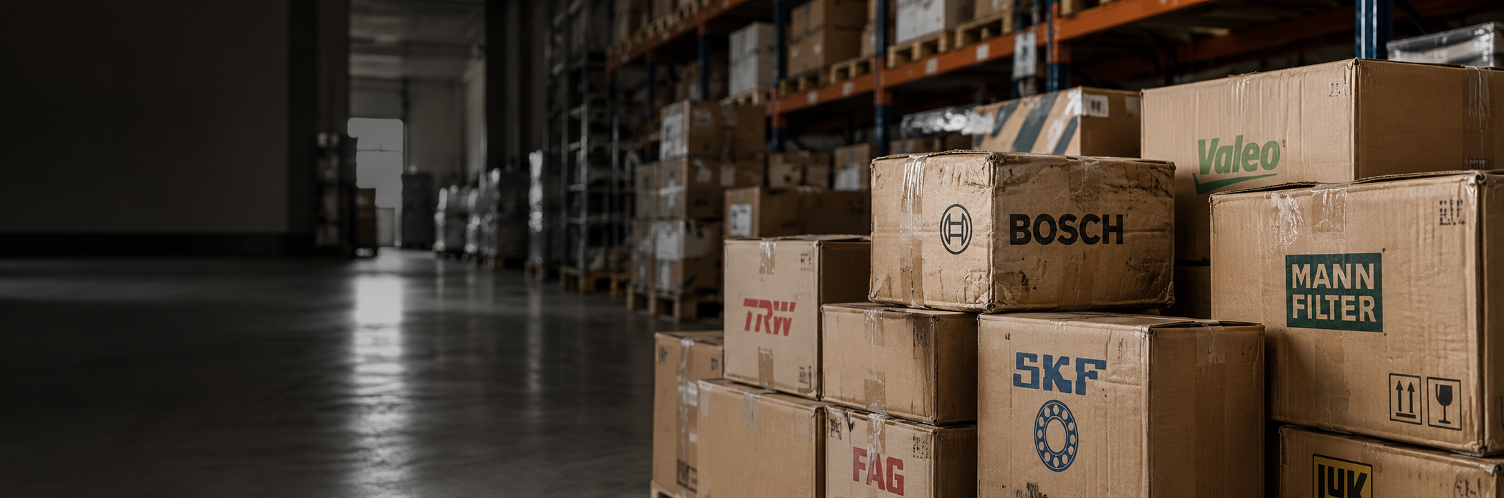 Cajas reutilizadas para el envío de recambios